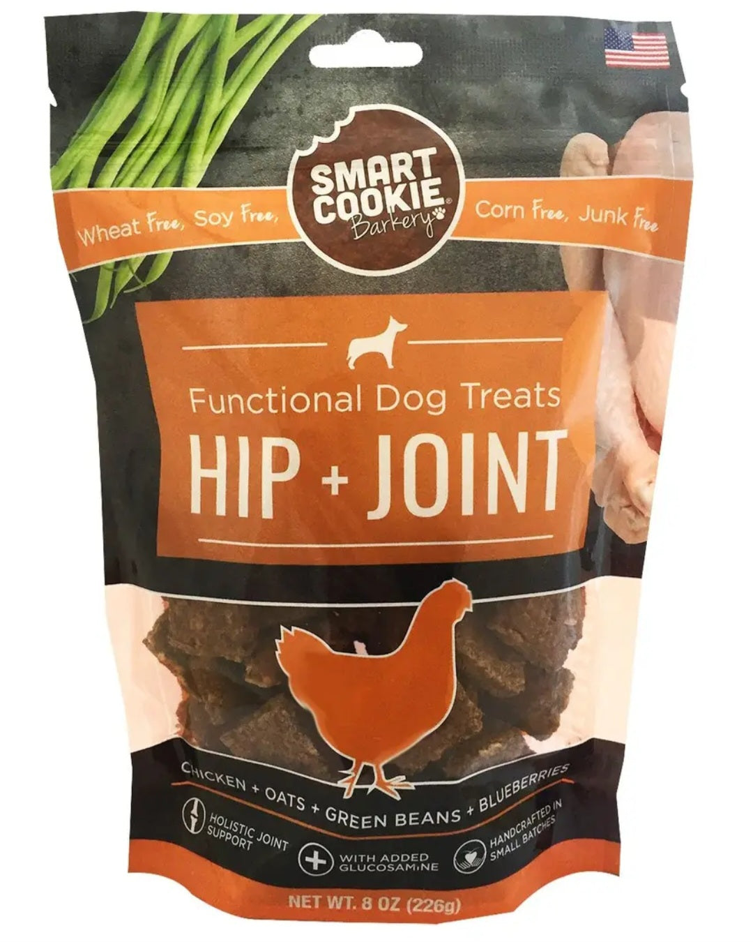 Smart Cookie Bakery Functional Dog Treats | Hip + Joint | 8 oz