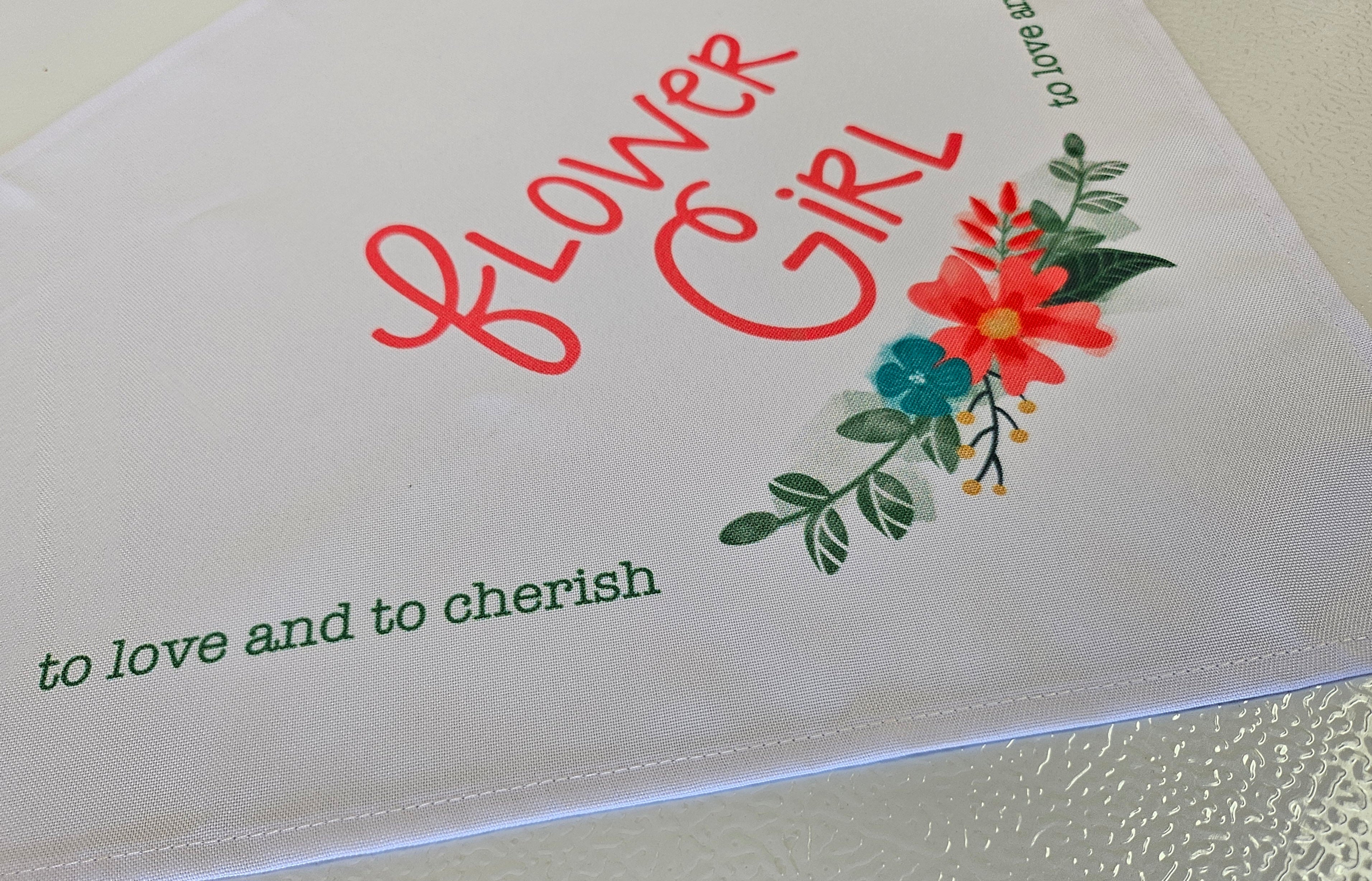 Dog Bandana 'Flower Girl' 100% Polyester