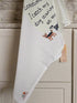 Kitchen Flour Sack Tea Towel 27"x 27" 'Sometimes I Catch My Dogs'