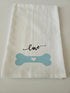 Kitchen Flour Sack Tea Towel 27" X 27" | Blue Dog Bone