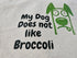 Everyday Canvas Tote 'My Dog Does Not Like Broccoli'